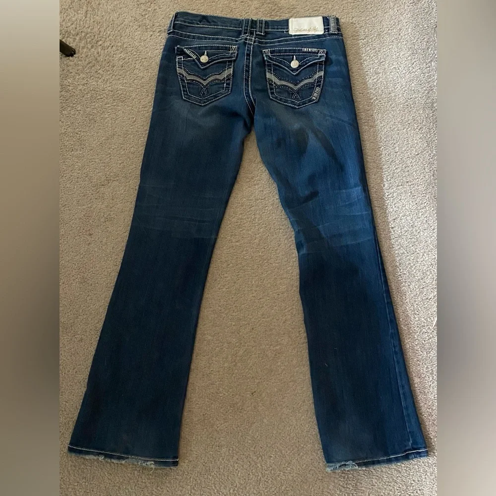 Plastic by gly women’s rise stretch jeans size 30x32 - Picture 2 of 11